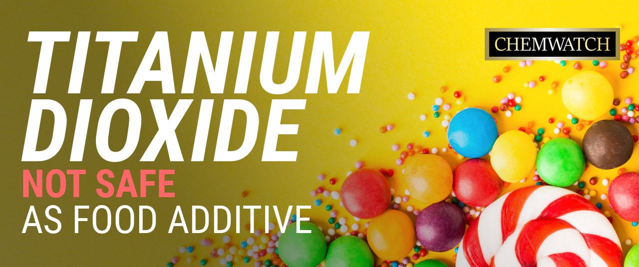 Titanium dioxide not safe as food additive