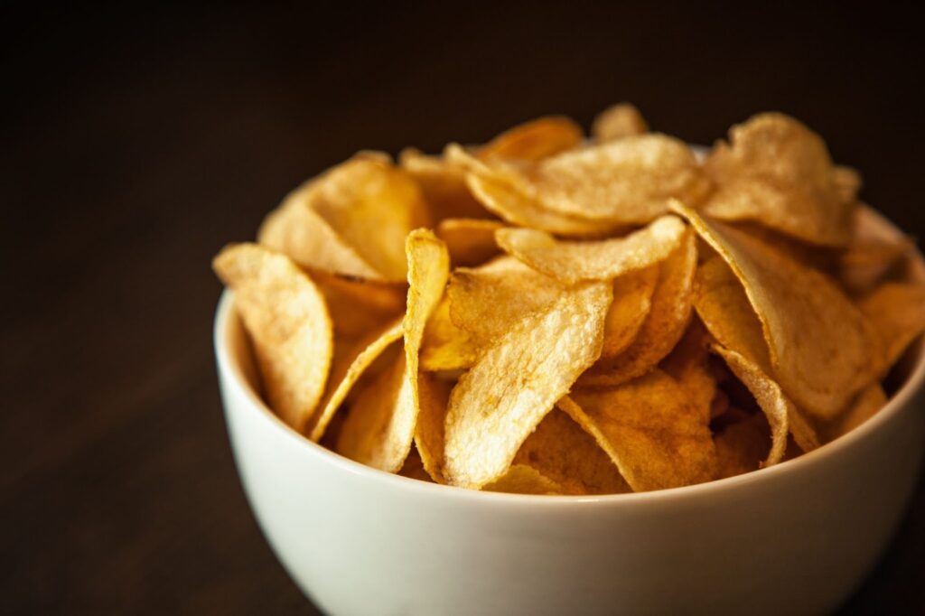 Acrylamide, one of the chemicals listed under Prop 65, can occur naturally in the cooking process of several food products—including potato chips, cereals, and even coffee. 